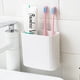 thumbnail image 4 of Nvzi Estante de almacenamiento de pared para baño de 3 piezas, fregadero doméstico, peine engrosado, pasta de dientes, estante de almacenamiento para baño (azul), 4 of 5