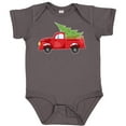 thumbnail image 3 of Inktastic Christmas Vintage Truck with Christmas Tree Boys or Girls Baby Bodysuit, 3 of 5
