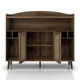 thumbnail image 3 of Bowery Hill Buffet en Bois à Plusieurs Rangements Finition Noyer Vieilli, 3 of 6