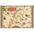 thumbnail image 1 of 24"x36" Gallery Poster, Map of pioneer Hartford connecticut 1927, 1 of 1