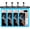 4 Blue, variant on 4 Pack 10.5“ Large Waterproof Phone Pouch - Underwater Clear Cell Holder - Universal Water Proof Dry Bag with Neck Lanyard for iPhone 16 Pro Max Samsung Galaxy with Heavy Case for Beach Swimming Pool