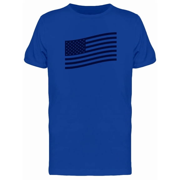Us Flag Waving Doodle T-Shirt Men -Image by Shutterstock, Male 3X-Large