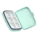thumbnail image 1 of Moyic Tenedor portátil de la píldora del ABS para la gestión diaria de la medicación conveniente y esencial para el viaje Almacenamiento y organización del hogar verde seis cuadrícula, 1 of 6