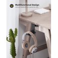 thumbnail image 2 of Soporte para auriculares Lamicall Sticky Under Desk Hanger negro, 2 of 7