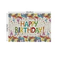 thumbnail image 3 of up to 60% Off WIZUTIZ Birthday Party Table Mats Non-Slip Washable Heat Resistants Place Mats For Kitchen Dining Decor Tray Mat 12 X 18 Inch 4pcs Multicolor, 3 of 5