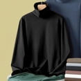 thumbnail image 2 of Blekii Men's Turtleneck Base Layer Shirt, Winter Thermal Underwear Top, German Velvet Brushed Long Sleeve, Warm Slim Fit for Layering, Non-Binding Comfort, Essential Cold Weather, 2 of 6