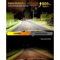 thumbnail image 2 of Faros antiniebla FAHREN 2025 H11 H9 33000 LM 6500 K, paquete de 2, 2 of 8