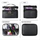 thumbnail image 2 of Bolsas de Maquillaje de Viaje de Gran Capa, Bolsa de Maquillaje Transparente, Organizador, Bolsa para el Cuidado de la Piel, Bolsa Organizadora de Maquillaje en Capa, Color Negro, 2 of 5