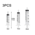 thumbnail image 2 of Perfume Syringe 3pcs/set Plastic Glue Applicator Syringe Perfume Dispenser Tools For Refillable Bottle Quantitative, 2 of 5