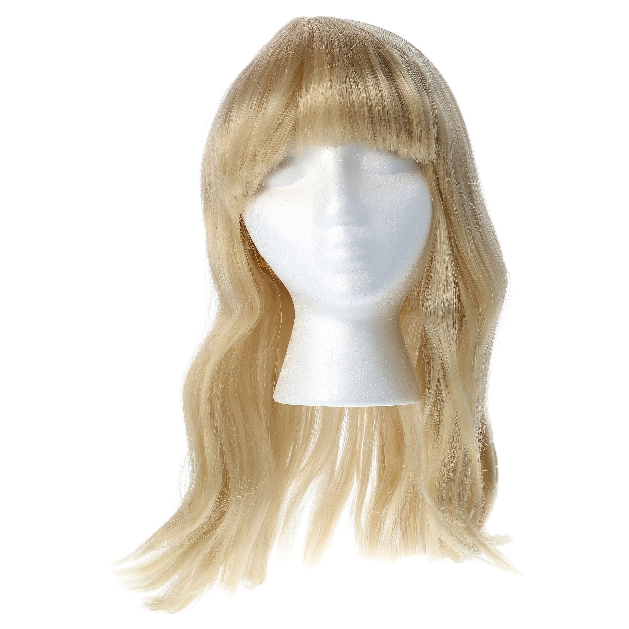 Long Bob Wig Costume Accessory for Adults, Blonde, Halloween by Way To Celebrate