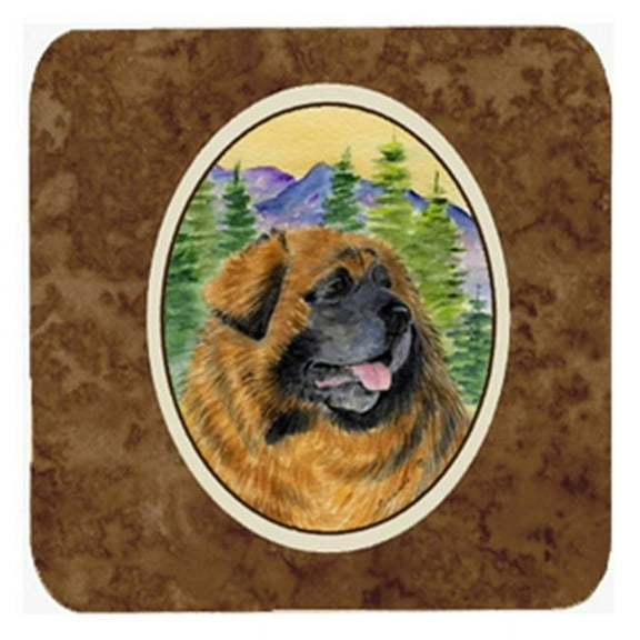 Leonberger Foam Coasters - Set 4