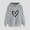 Gray(New), variant on PNTUTB Women's Print Winter Hoodie Pullover Long Sleeved Comfortable Sweatshirt