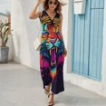 thumbnail image 6 of Tiger Animal Graffiti Sleeveless Dress Woman Fashion Long Dresses Women's Summer Suit Dress 2025, 6 of 7