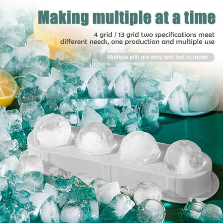 

Pianpianzi Shape Ice Ice Mode for Face Ice Curls Flexible Ice Tray 4 Ice Molds For Freezer Easy Release Stackable Ice Trays For Cocktail