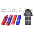 thumbnail image 5 of Tnarru Beach Volleyball Lines for Sand Court Marker Kit Workout Exercise Single or Double Court (8M 16M Length) for Sports Beach Party red blue, 5 of 10