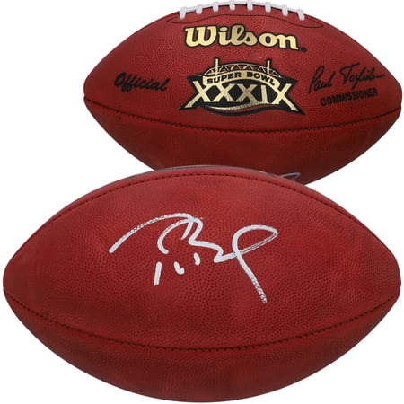 Tom Brady New England Patriots Autographed Super Bowl XXXIX Football - Fanatics Authentic Certified