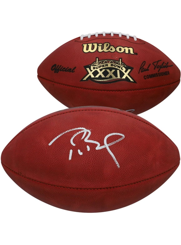 Tom Brady New England Patriots Autographed Super Bowl XXXIX Football - Fanatics Authentic Certified