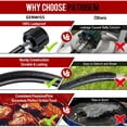 thumbnail image 4 of Genwiss Propane Hose, 8ft Propane Tank Hose, Propane Adapter Hose, Propane Hose Adapter 1lb to 20lb, Propane Grill Hose fit for Weber/Coleman/Blackstone Grill, Buddy Heater, Smoker, Camping Stove, 4 of 6
