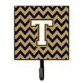 thumbnail image 1 of Llavero Caroline's Treasures Treasures Letter T Chevron azul marino y correa dorada CJ1057-TSH4, 1 of 1