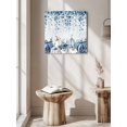 thumbnail image 6 of Wall Art Prints, Blue Pumpkin Fall Framed Canvas Prints for Bedroom Living Room Bathroom Office, Thanksgiving Watercolor Eucalyptus Leaves Gallery Wrap Wall Art Poster for Gifts Home Decor 20"x20", 6 of 9