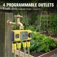 thumbnail image 4 of Watering Timer, 4 Zone Irrigation Timer User Friendly  for Lawn, 4 of 7