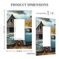 thumbnail image 3 of Fotbe Vintage Truck Farm Scene Print Duplex Receptacle Wall Plate, 1-Gang 5.0" x3.0" Wall Outlet Covers, Dual Outlet Faceplates Covers, Color-matched Screws Included-Style U, 3 of 6