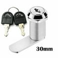 thumbnail image 1 of Greenne Door Lock For Cabinet Mailbox Barrel Drawer Cupboard Locker 16/20/25/30Mm+2 Key, 1 of 5