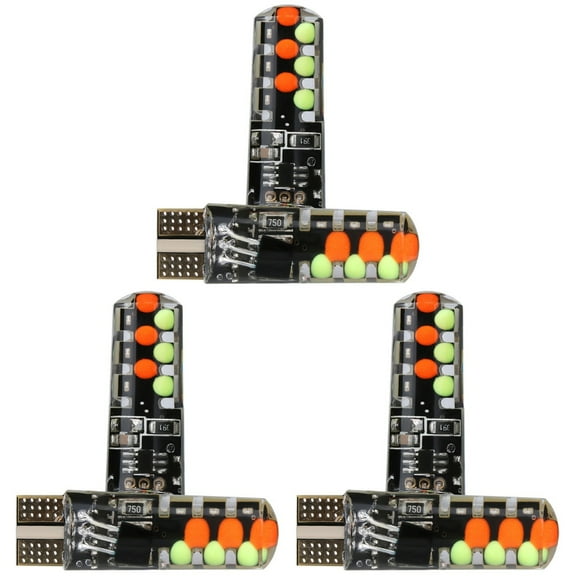 Hytrove T10 Led Cob Lamp Black 6Set For Car Light