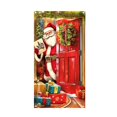 thumbnail image 2 of Christmas Door Cover, 72 x 36 Inch Christmas Decorations for Front Door, Red, 2 of 5