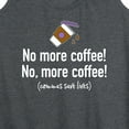 thumbnail image 3 of Instant Message - No More Coffee Comma - Women's Racerback Tank Top, 3 of 6