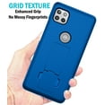 thumbnail image 4 of Nakedcellphone Étui avec Support Compatible avec Motorola One 5G Ace, [Bleu Cobalt] Étui Rigide Mince avec Support pour Moto XT2113, 4 of 7