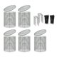 thumbnail image 3 of Protectores para plantas de jardín, robustos, de fácil montaje, jaulas metálicas multiusos para plantas. 5 juegos, 3 of 8