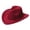Wine, variant on Western Cowboy Hat for Kids Boy Girl Classic Cowboy Cowgirl Dress Up Hat with Buckle