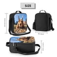 thumbnail image 2 of Disketp Close-Up Curious Squirrel Bolsa Térmica Estampada para Almuerzo, Lonchera para Hombres y Mujeres Adultos, 2 of 7