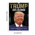 Walmart hidden clearance,Christmas!Calendar,Wall Calendar 2025.1—2025.12 Fun Trumpinator Monthly