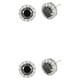 thumbnail image 4 of Aretes de fiesta Sonducket con diamantes de imitación para mujer color Negro, 4 of 6