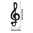 thumbnail image 3 of Candle Rack Decorative Wall Musical Note Candle Cup Storage Holder Home Decor, 3 of 7