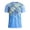 T-Light Blue, variant on T Shirts For Man Adult Referee Shirt V Neck Striped Sweatshirt Short Sleeved Top Classic Clothing Wine Xl