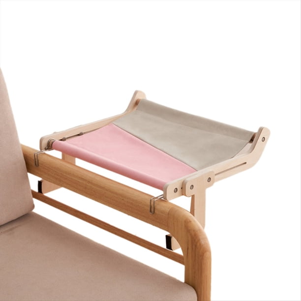 Hamaca para Gatos Hamaca Universal para Gatos para Todas las Estaciones Cama Colgante para Gatos Cama Colgante para Gatos Soporte de Fijación Conveniente Gris Rosa