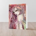 thumbnail image 4 of CafePress - The Shy Flirt Fairy Art Greeting Cards - Greeting Card, Blank Inside Matte, 4 of 4