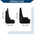 thumbnail image 3 of Guardabarros Unique Bargains con accesorios de montaje para BMW X7 G07 sin pedal 2019-2023, guardabarros delanteros y traseros, 1 juego, 3 of 6