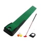 thumbnail image 2 of Tapete para Putting de Golf, juego de juego de Golf con bandera y taza de Golf, entrenador de Putter con 3 pelotas con Putter retráctil para golfistas Putter rojo, 2 of 8