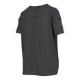 thumbnail image 3 of Women's Pressbox  Heather Black Alabama Crimson Tide Swirl Script Twisted Team Color Stitched Oversized T-Shirt, 3 of 3