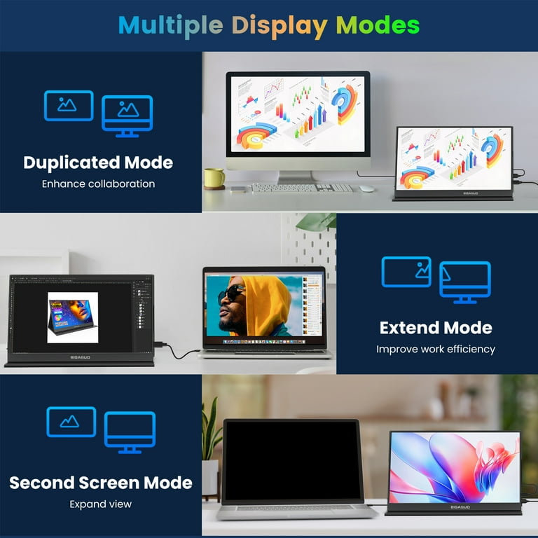 Thinlerain draagbare 15,6 inch FHD gaming monitor, HDMI, Type C, USB-C aansluitingen, voor MacBook, PC, laptop, Raspberry Pi, Xbox, PS4, met ingebouwde luidspreker Thinlerain draagbare 15,6 inch FHD gaming monitor, HDMI, Type C, USB-C aansluitingen, voor MacBook, PC, laptop, Raspberry Pi, Xbox, PS4, met ingebouwde luidspreker
