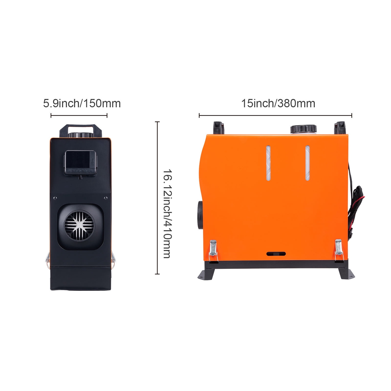 KFFKFF Diesel Air Heater, 12V 8KW Integrated Diesel Heater with Remote Control and LCD Display, 5L Tank Portable Diesel Parking Heater, Rapid Heating for RV Trailer Camper Boat and Indoor