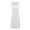 White, variant on LEAVINGSUO Maxi Dresses for Women Women's formal Wedding Bridesmaid Long Evening Party Prom Ball Gown Cocktail Dress Dress Wine XXXL
