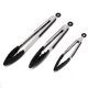 thumbnail image 1 of Pinzas de cocina de acero inoxidable, juego de 3 pinzas para alimentos resistentes con mango ergonómico, color negro Rojo Verde, 1 of 5