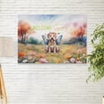 thumbnail image 2 of Welcome Spring Fairy Soft Coated Wheaten Terrier in Flower Meadow Horizontal Matte Canvas Poster Wheatie Dog Lover Wall Art Home Decor - 13002, 2 of 5