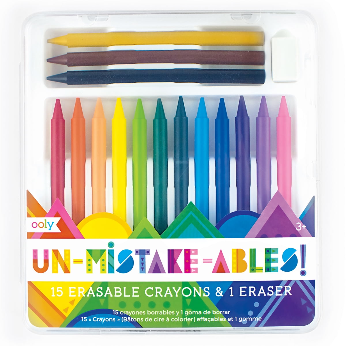 Unmistakeable Erasable Crayons & Eraser 16 PC Set (Other)