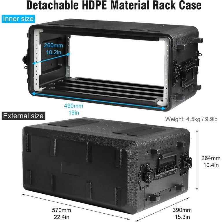 4U ラックケース　MAJECAL　U.S.A. 4U Rack Case Shallow 12